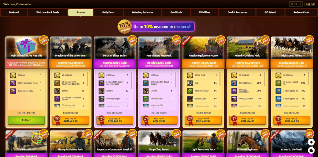 War and Peace Events